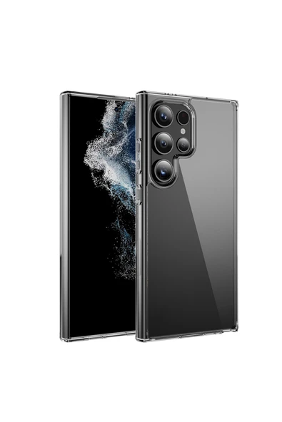 HEPTEKİLETİŞİM Samsung Galaxy S26 Ultra Kılıf Kristal Şeffaf Sert Pc Pürüssüz Saydam Kapak (DROGA) ürün görseli 1