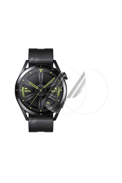 HEPTEKİLETİŞİM Huawei Watch Gt 3 42mm Uyumlu Ekran Koruyucu Kavisli Silikon Yapılı Nano (narr Tpu Body) ürün görseli 1