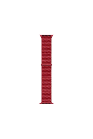 HEPTEKİLETİŞİM Watch 40mm Kordon Band-03 Serisi Hasır Strap Kayış-Kırmızı ürün görseli 1