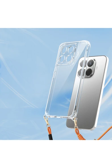 HEPTEKİLETİŞİM Xiaomi 15T Pro Kılıf Airbagli Takılabilir Askı Aparatlı Silikon Kapak (Snap) ürün görseli 1