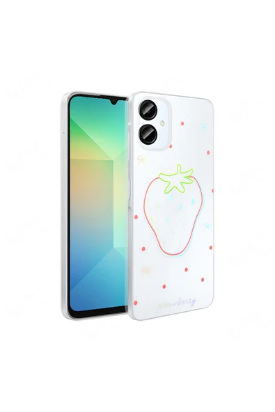 HEPTEKİLETİŞİM Samsung Galaxy A06 Kılıf Şeffaf Figürlü Sert Kapak (FOLKS) ürün görseli 1