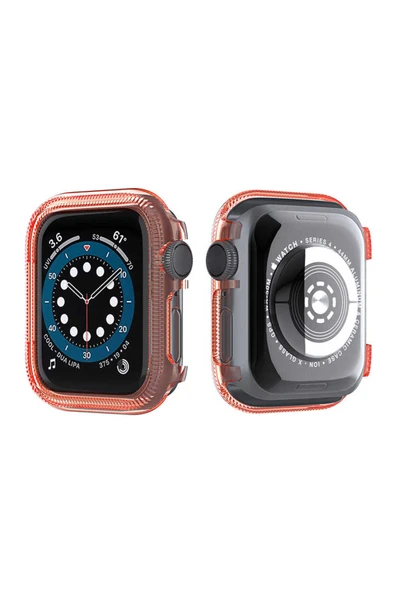 HEPTEKİLETİŞİM Watch 2/3/4/5/6/7/8/9/se/ultra/nike 44mm Kasa Koruyucu Darbe Emici + Ekran Koruyucu (gard-03) ürün görseli 1