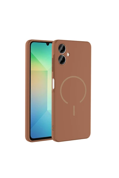 HEPTEKİLETİŞİM Samsung Galaxy A06 Kılıf M-safe Şarj Özellikli Meta Kapak (META) ürün görseli 1