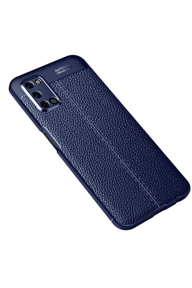 HEPTEKİLETİŞİM Oppo A72 Kılıf Deri Görünümlü Renk Atmayan Dayanaklı Silikon Kapak (niss) ürün görseli 1