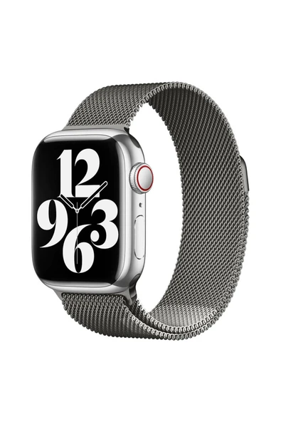 HEPTEKİLETİŞİM Apple Watch 2/3/4/5/6/7/8/9/se/nike 38mm 40mm 41mm Metal Kordon Tasarım (band-01) ürün görseli 1