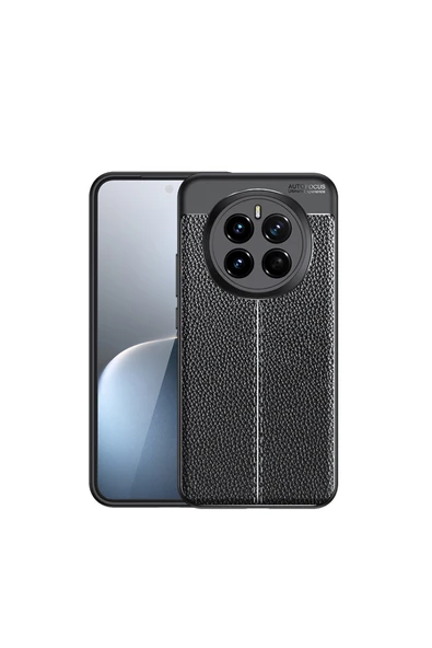 HEPTEKİLETİŞİM Honor Magic 7 Pro Kılıf Deri Görünümlü Renk Atmayan Dayanaklı Silikon Kapak (niss) ürün görseli 1