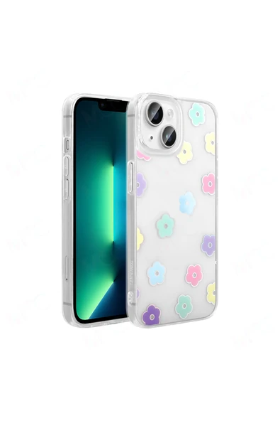 HEPTEKİLETİŞİM Apple iPhone 13 Kılıf Şeffaf Figürlü Sert Kapak (FOLKS) ürün görseli 1