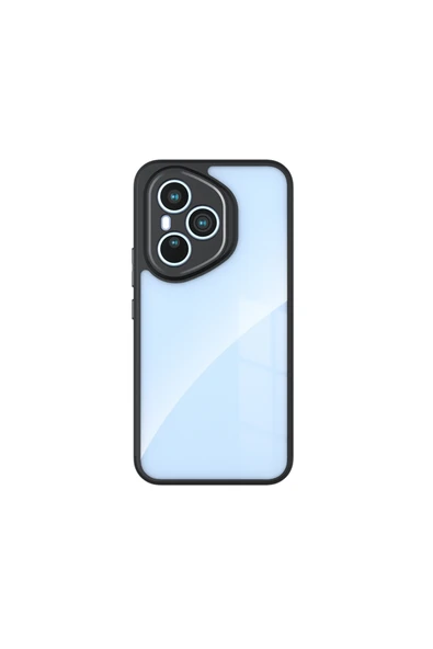 HEPTEKİLETİŞİM Honor 400 Pro Kılıf Şeffaf Sırt Güçlendirilmiş Silikon Kenar Armor Kapak (ROLL) ürün görseli 1