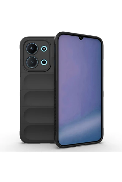 HEPTEKİLETİŞİM Xiaomi Redmi 15C 4G Kılıf Esnek TPU Oyuklu Arka Yüzey Tasarımlı Silikon Kapak (etnik) ürün görseli 1