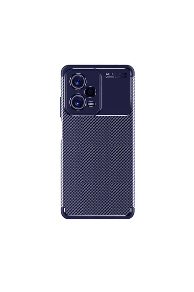 HEPTEKİLETİŞİM Xiaomi Redmi Note 12 Pro 5g Kılıf Kamera Çıkıntılı Karbon Fiber Dokulu Renk Atmaz Kapak (negro) ürün görseli 1