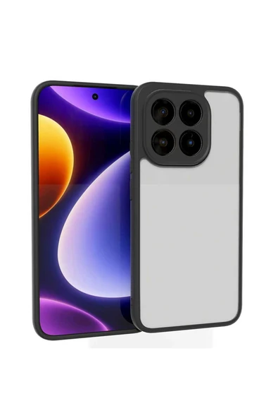 HEPTEKİLETİŞİM Xiaomi 15T Kılıf Kamera Korumalı Şeffaf Arka Yüzey Kapak (roll) ürün görseli 1