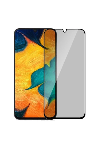 HEPTEKİLETİŞİM Samsung Galaxy A50 Hayalet Ekran Koruyucu Tam Kaplayan Ultra Korumalı (d-5d-privacy) Siyah ürün görseli 1