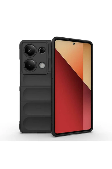 HEPTEKİLETİŞİM Redmi Note 13 Pro 4G Kılıf Esnek TPU Oyuklu Arka Yüzey Tasarımlı Silikon Kapak (Etnik) ürün görseli 1