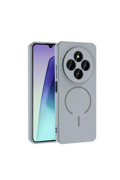 HEPTEKİLETİŞİM Xiaomi Redmi 14C Kılıf M-safe Şarj Özellikli Meta Kapak (META) ürün görseli 1