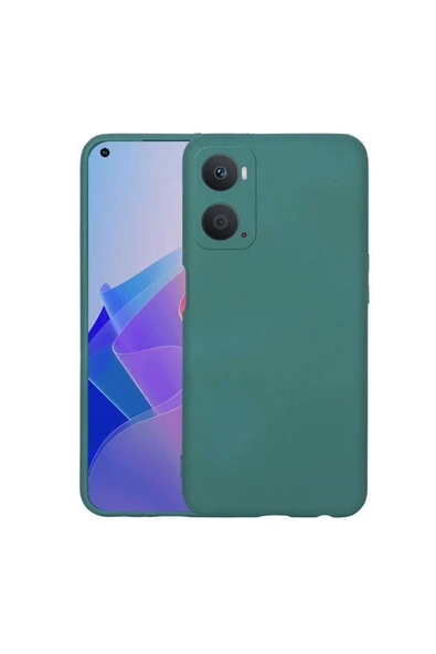 HEPTEKİLETİŞİM Oppo A36 Kapak Kamera Çıkıntılı Renkli Yüzüklü Standlı Mıknatıslı Kılıf-ravel-Koyu Yeşil ürün görseli 1