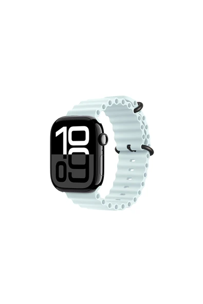 HEPTEKİLETİŞİM Apple Watch 10 46mm Silikon Kordon Tasarım (KRD-75) ürün görseli 1