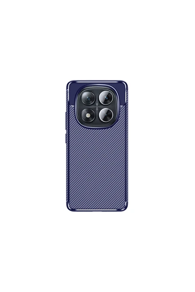 HEPTEKİLETİŞİM Redmi Note 14 Pro Plus Kılıf Kamera Çıkıntılı Karbon Fiber Dokulu Renk Atmaz Kapak (NEGRO) ürün görseli 1