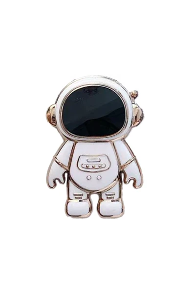 HEPTEKİLETİŞİM Space Astronot Figürlü Cep Telefonu Standı Parlak Yapısı İle Şık ve Göz Alıcı Görünüm ürün görseli 1
