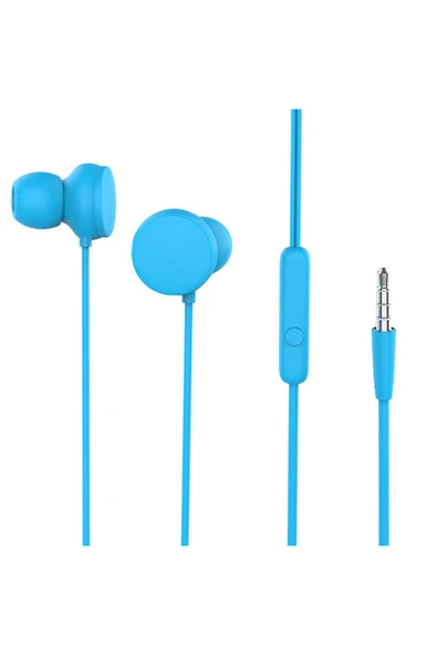 HEPTEKİLETİŞİM ER04 3.5mm Kulaklık - Mavi ürün görseli 1