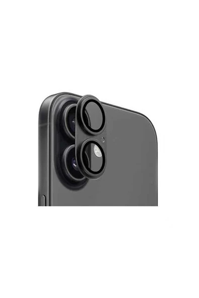 HEPTEKİLETİŞİM iPhone 17 TKDW CL-20 Kamera Lens Koruyucu - Siyah ürün görseli 1