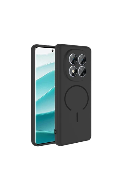 HEPTEKİLETİŞİM Xiaomi Redmi Note 14 Pro 4G Kılıf M-safe Şarj Özellikli Meta Kapak (META) ürün görseli 1