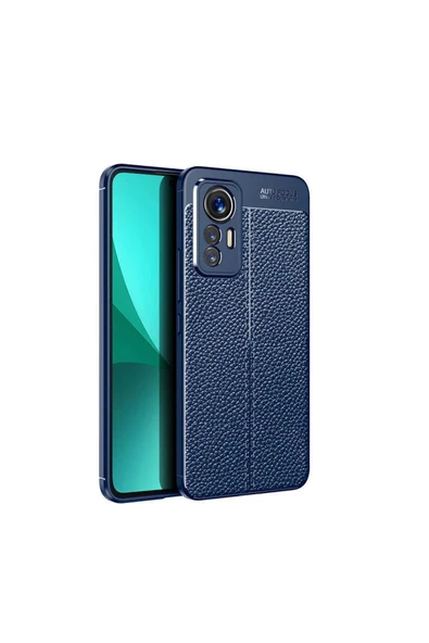 HEPTEKİLETİŞİM Xiaomi Mi 12 Lite Kılıf Deri Görünümlü Renk Atmayan Dayanaklı Silikon Kapak (niss) ürün görseli 1