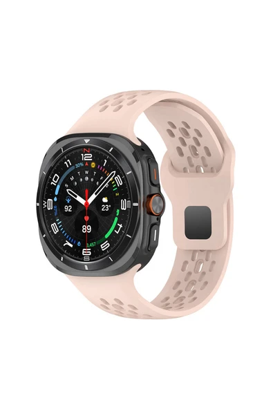 HEPTEKİLETİŞİM Samsung Galaxy Watch Ultra 47mm Delikli Tasarım Silikon Kordon (KRD-119) ürün görseli 1