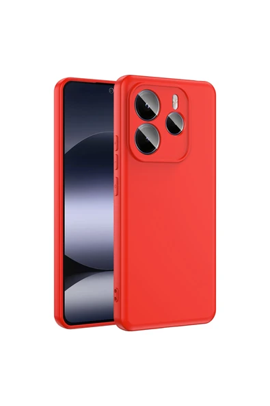 HEPTEKİLETİŞİM Redmi Note 14 5G Kılıf Kadife İç Yüzey Yumuşak Dokulu Kamera Korumalı Kapak (MARA) ürün görseli 1