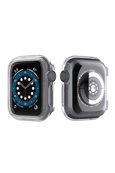 HEPTEKİLETİŞİM Watch 2/3/4/5/6/7/8/9/se/ultra/nike 42mm Kasa Koruyucu Darbe Emici + Ekran Koruyucu (gard-03) ürün görseli 1