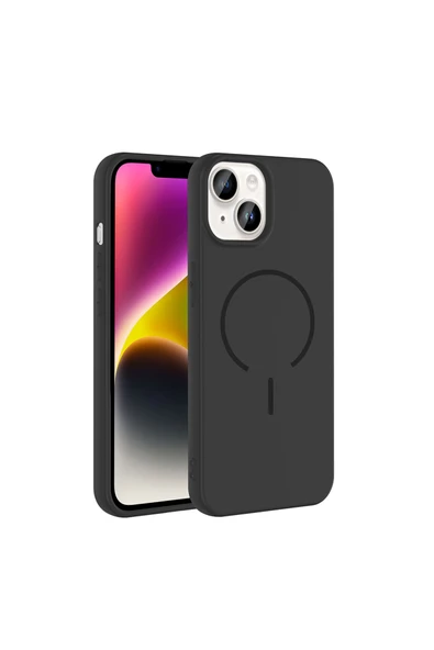 HEPTEKİLETİŞİM iPhone 13 Kılıf M-safe Şarj Özellikli Meta Kapak (META) ürün görseli 1