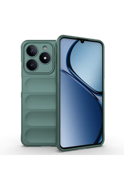 HEPTEKİLETİŞİM Realme C61 Kılıf Esnek TPU Oyuklu Arka Yüzey Tasarımlı Silikon Kapak (Etnik) ürün görseli 1