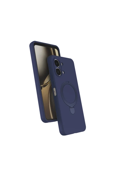 HEPTEKİLETİŞİM Oppo A6 Pro Kılıf M-safe Şarj Özellikli Standlı Kapak (SAMARA) ürün görseli 1