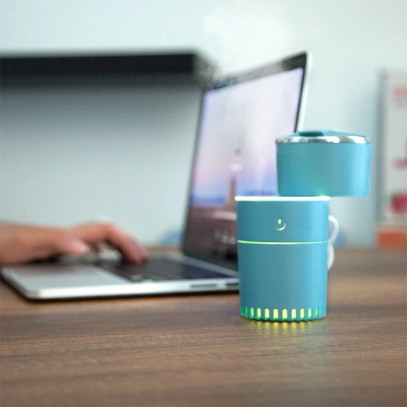 Lattice Ortam Nemlendirme Ve Dezenfektan Buhar Makinesi (mavi) Usb ürün görseli 1