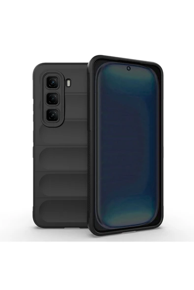 HEPTEKİLETİŞİM İnfinix Hot 50 4G Kılıf Esnek TPU Oyuklu Arka Yüzey Tasarımlı Silikon Kapak (Etnik) ürün görseli 1