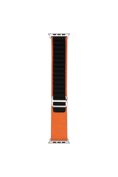 HEPTEKİLETİŞİM Watch 42mm HPTK- Band-74 Hasır Kordon-Siyah-Turuncu ürün görseli 1