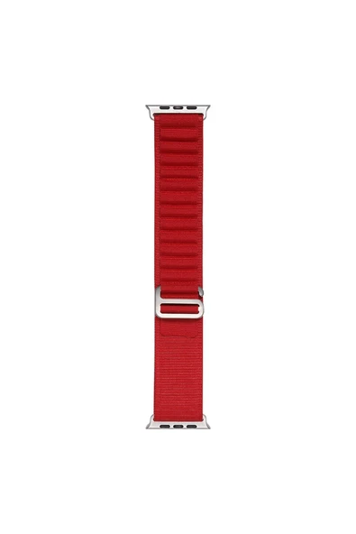 HEPTEKİLETİŞİM Watch 7 41mm HPTK- Band-74 Hasır Kordon-Kırmızı ürün görseli 1