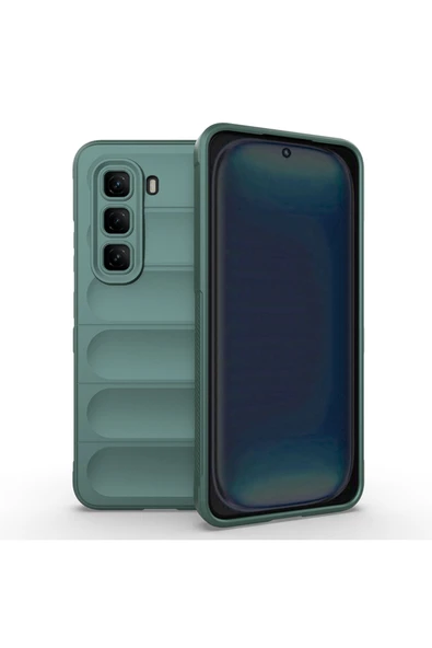 HEPTEKİLETİŞİM İnfinix Hot 50 Pro 4G Kılıf Esnek TPU Oyuklu Arka Yüzey Tasarımlı Silikon Kapak (Etnik) ürün görseli 1