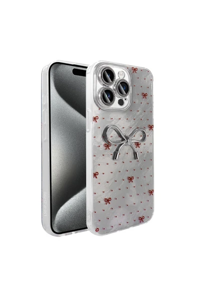 HEPTEKİLETİŞİM Apple iPhone 15 Pro Max Kılıf Kamera Korumalı Figürlü Silikon Kapak (PONTİ) ürün görseli 1