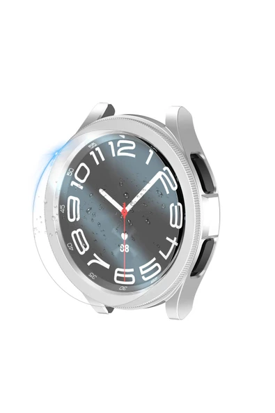 HEPTEKİLETİŞİM Samsung Galaxy Watch 6 Classic 47mm Sert PC Kasa ve Ekran Koruyucu Watch (Gard 29) ürün görseli 1