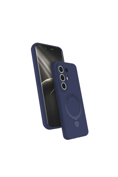 HEPTEKİLETİŞİM Tecno Camon 50 Pro Kılıf M-safe Şarj Özellikli Standlı Kapak (SAMARA) ürün görseli 1