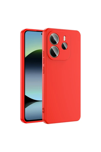 HEPTEKİLETİŞİM Redmi Note 14 4G Kılıf Kadife İç Yüzey Yumuşak Dokulu Kamera Korumalı Kapak (MARA) ürün görseli 1