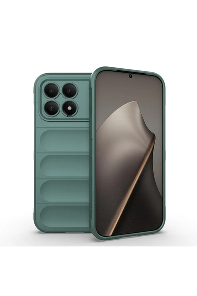 HEPTEKİLETİŞİM Poco F8 Pro Kılıf Esnek TPU Oyuklu Arka Yüzey Tasarımlı Silikon Kapak (etnik) ürün görseli 1