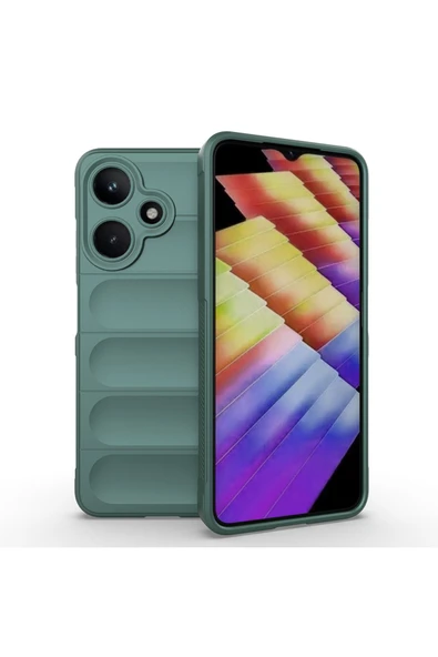 HEPTEKİLETİŞİM İnfinix Hot 30i Kılıf Esnek TPU Oyuklu Arka Yüzey Tasarımlı Silikon Kapak (Etnik) ürün görseli 1