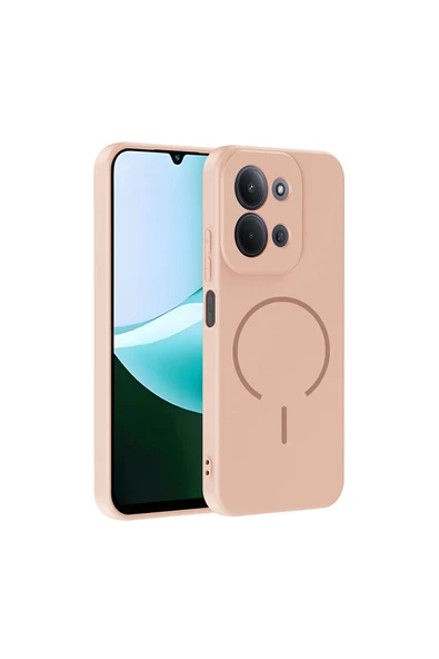 HEPTEKİLETİŞİM Xiaomi Redmi 15C Kılıf M-safe Şarj Özellikli Meta Kapak (META) ürün görseli 1