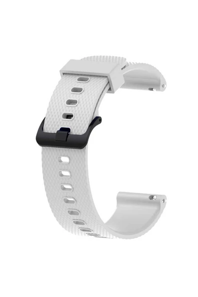 HEPTEKİLETİŞİM Gear S2 KRD-46 20mm Uyumlu HPTK Kordon-Soft White ürün görseli 1
