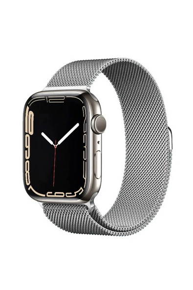 HEPTEKİLETİŞİM Watch 7 45mm HPTK Band-01 Metal Kordon-Gümüş ürün görseli 1