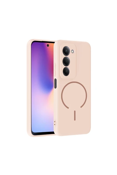 HEPTEKİLETİŞİM Xiaomi Redmi 15 Kılıf M-safe Şarj Özellikli Meta Kapak (META) ürün görseli 1