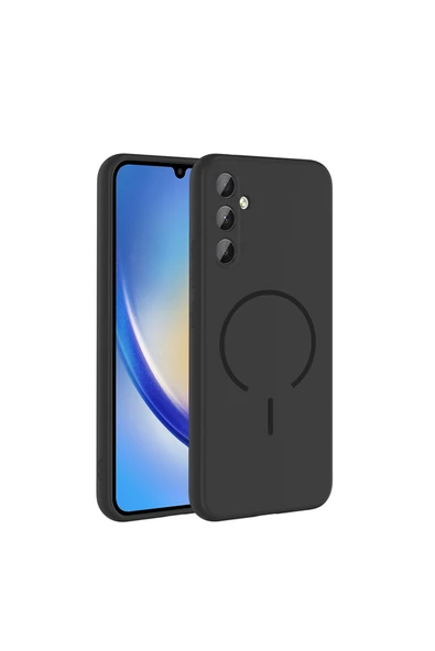 HEPTEKİLETİŞİM Samsung Galaxy A14 Kılıf M-safe Şarj Özellikli Meta Kapak (META) ürün görseli 1