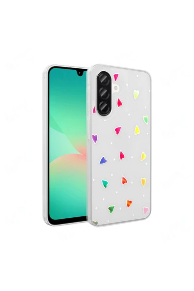 HEPTEKİLETİŞİM Samsung Galaxy A56 Kılıf Şeffaf Figürlü Sert Kapak (FOLKS) ürün görseli 1