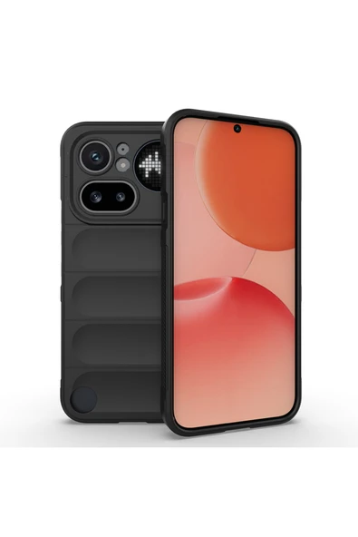HEPTEKİLETİŞİM Nothing Phone 4A Pro Kılıf Esnek TPU Oyuklu Arka Yüzey Tasarımlı Silikon Kapak (Etnik) ürün görseli 1